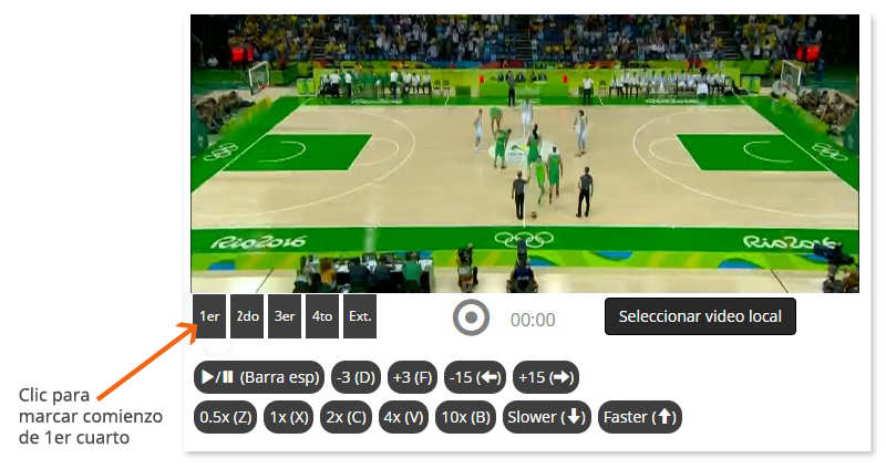 videotag - etiquetar - comienzo de tiempo