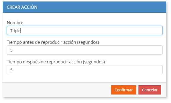 videotag - etiquetar - crear accion