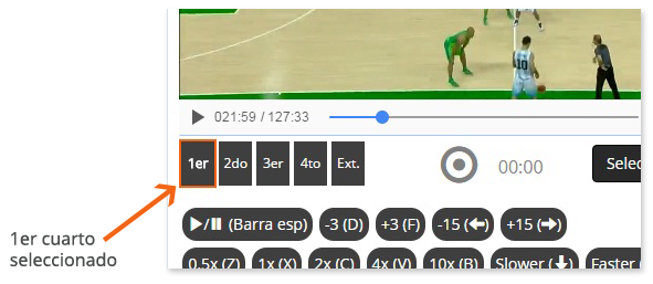videotag - etiquetar - seleccion de tiempo