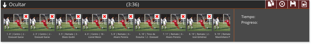 videotag - generador compactos - eventos agregados