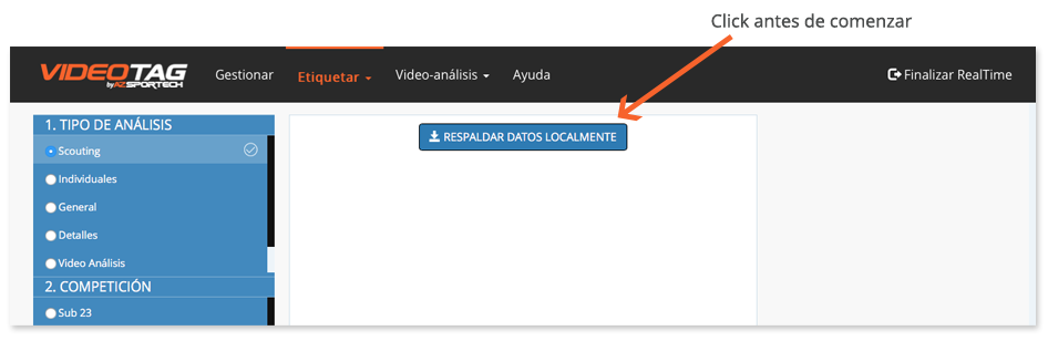VideoTag - Etiquetado Realtime - respaldar